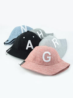 Letters Woolen Bucket Hat for Toddlers Girls Boys